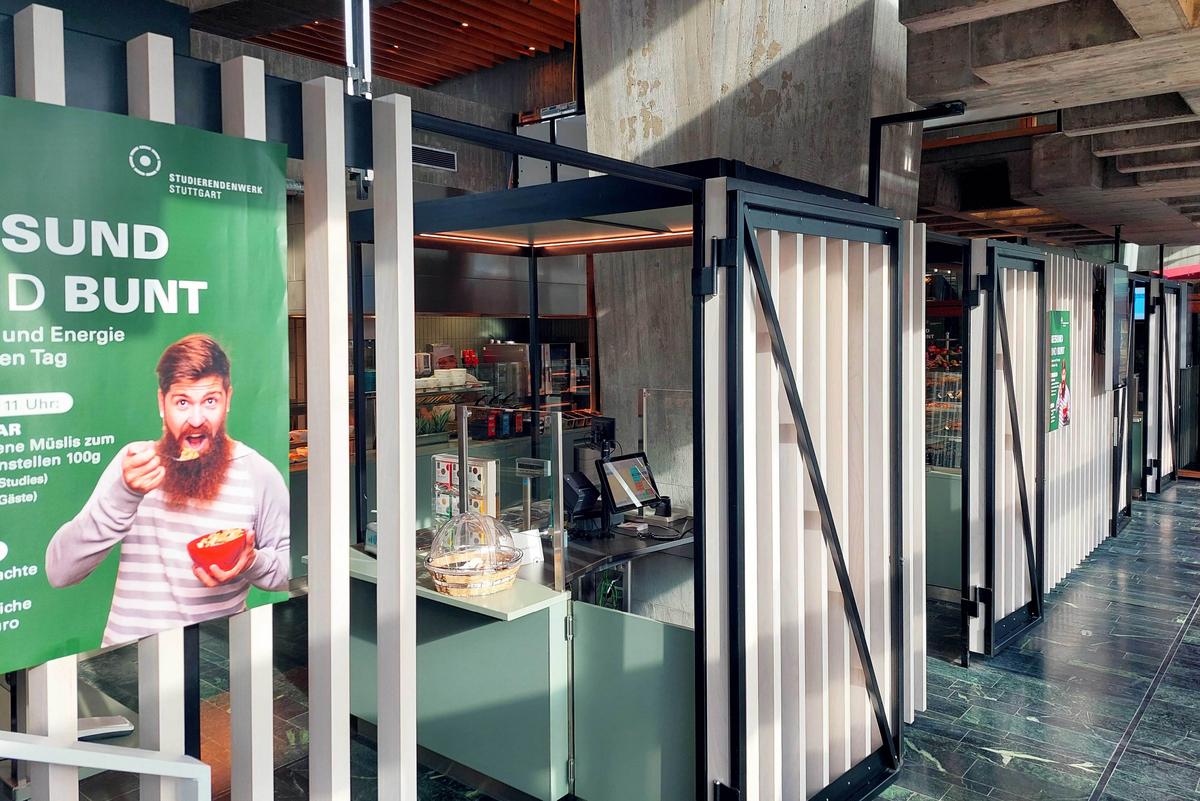 Checkout area of the ABK