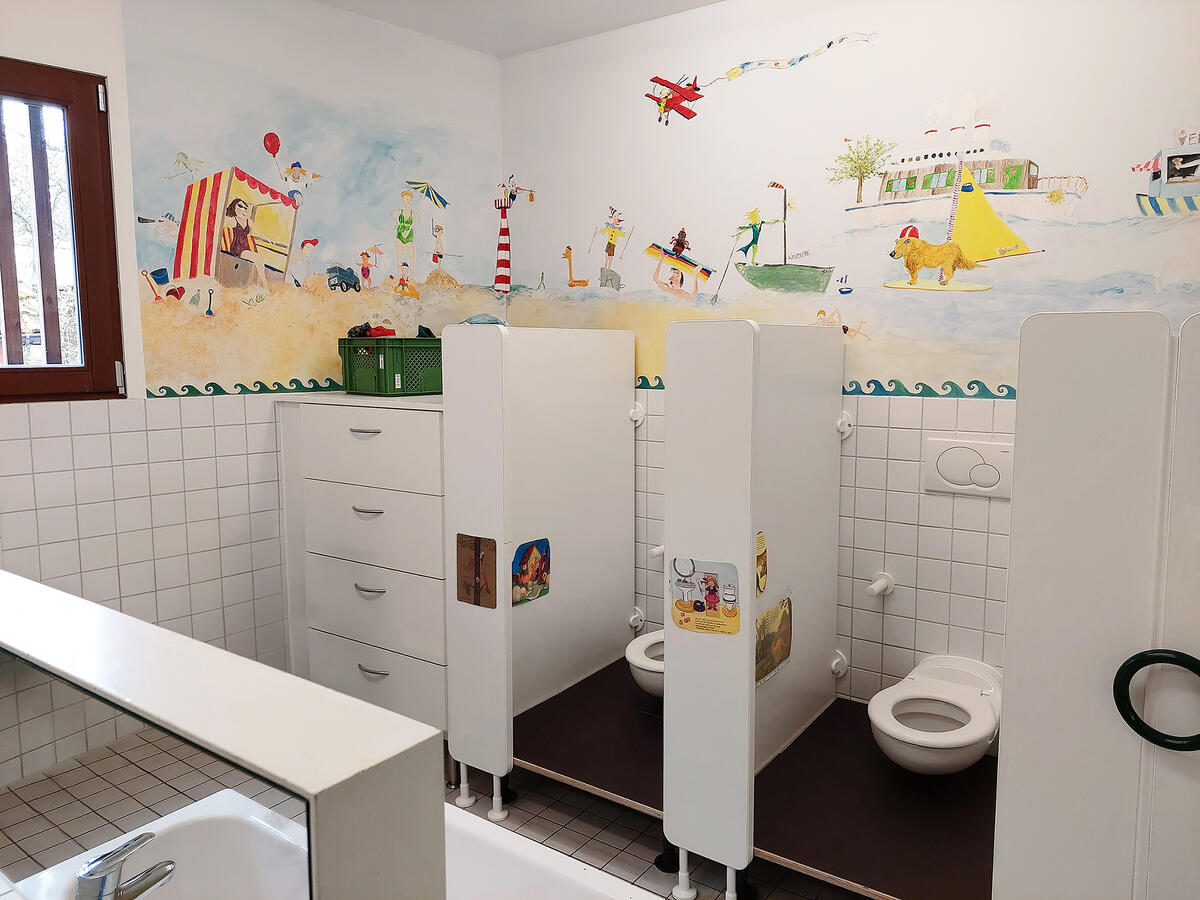 Badezimmer der Kita Pfaffenwald