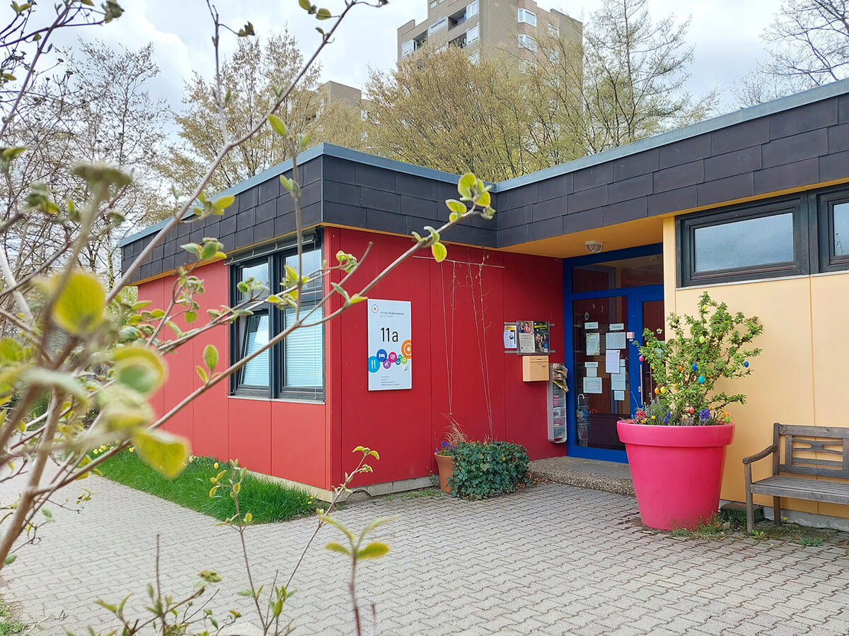 Eingangsbereich Kinderhaus Uni-Kids